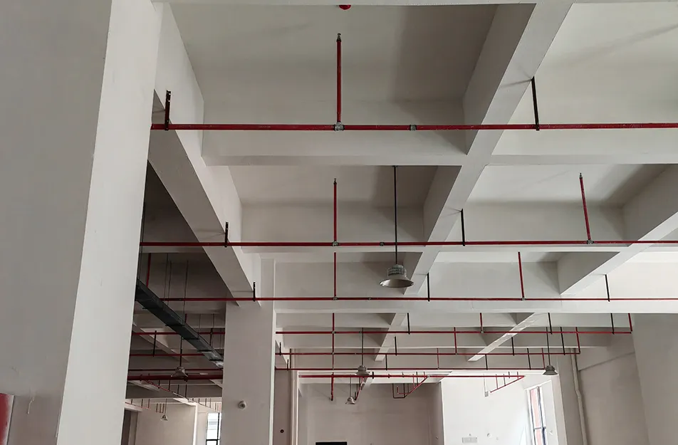 南昌市政建設(shè)集團有限公司上饒標(biāo)準(zhǔn)廠房項目打造消防工程安裝樣板