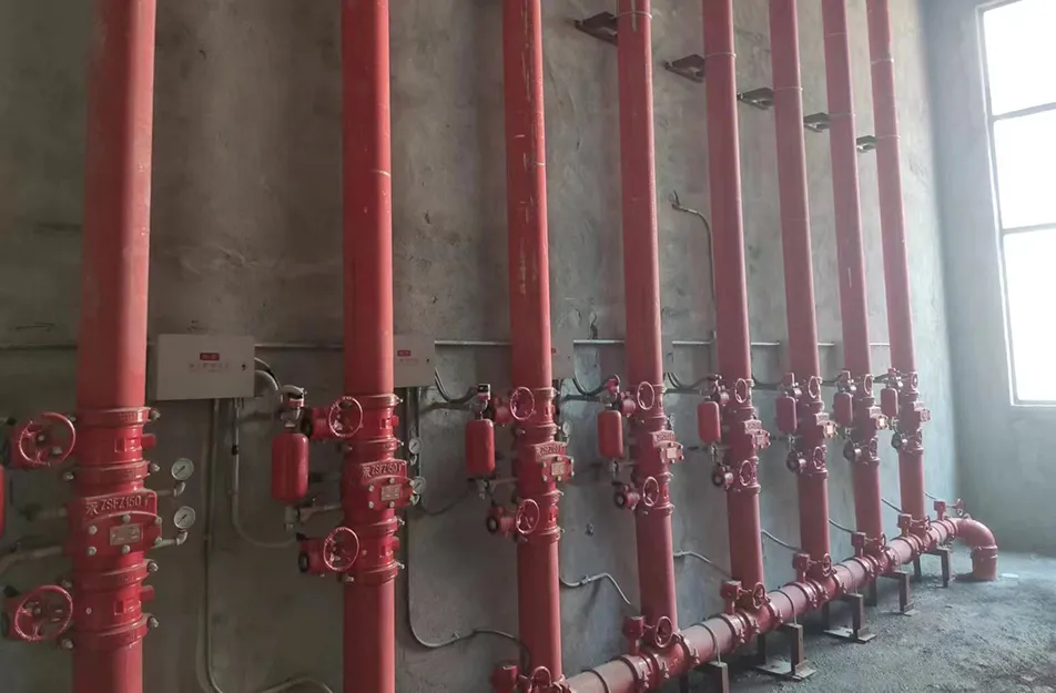 南昌市政建設(shè)集團有限公司上饒標(biāo)準(zhǔn)廠房項目打造消防工程安裝樣板